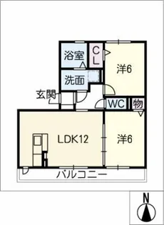 NOVEL COURT IMAISEA棟【1階】の間取り