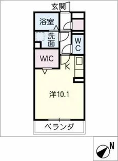 レガーロアサヒ【3階】の間取り