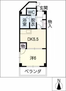 ジョイフルムツガ【2階】の間取り