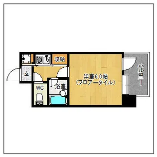 ピュアドーム博多アソシア【703号室】の間取り