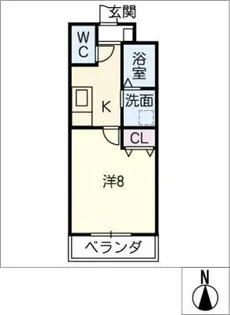 STマンション【2階】の間取り