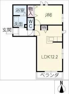 サンライズ穂波【3階】の間取り