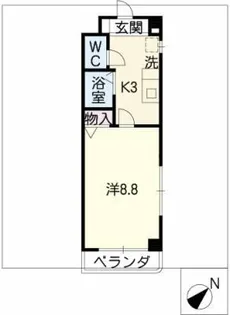 エスポワール本山【2階】の間取り