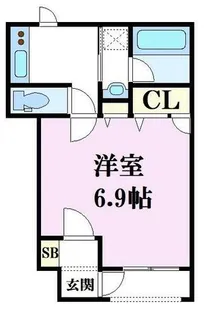 ソラーレ神屋町【1階】の間取り