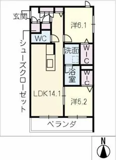 ALNEST【2階】の間取り