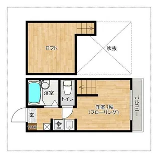 Y’S coco【2階】の間取り
