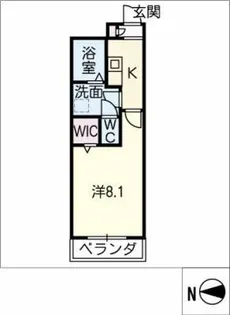 Maison西高蔵West【2階】の間取り