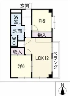 第2スカーラ江向【3階】の間取り