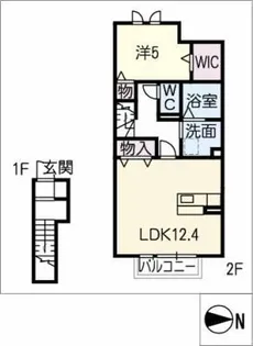 エムグランデA【2階】の間取り