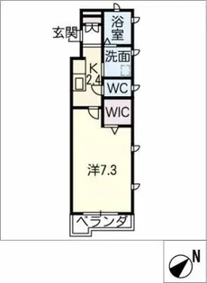 ウイング井ヶ谷【3階】の間取り