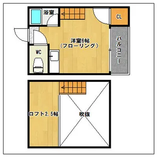 ドリームコーポ【103号室】の間取り