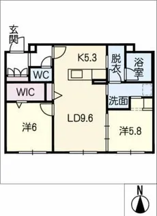 カサ リベルテ【1階】の間取り