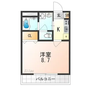アンカステッロ二条【3階】の間取り