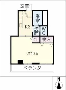 富士和ビル【6階】の間取り