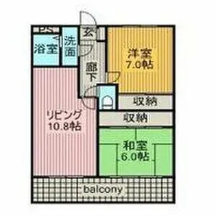 シェモアⅡ【306号室】の間取り