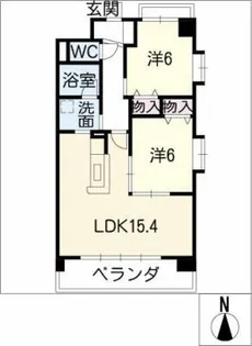 AMOUR DE FAMILLE【7階】の間取り