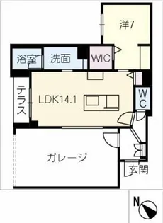 LUCA【1階】の間取り