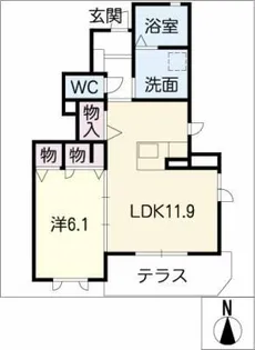 Etoile【1階】の間取り