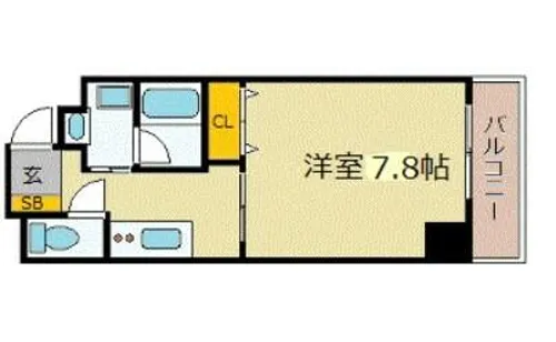 エクセル姫路【4階】の間取り