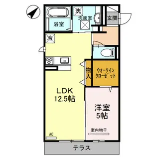 パラッツォ伏尾【2階】の間取り