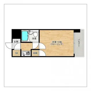 ライオンズマンション薬院駅南【6階】の間取り