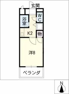 シャルム36【4階】の間取り