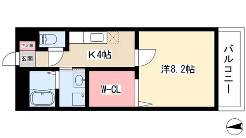 アバンツァート.【2階】の間取り