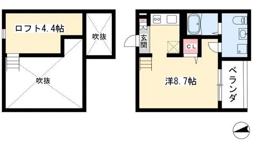Aria【2階】の間取り