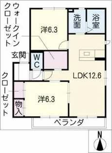 ステラ貴船【3階】の間取り