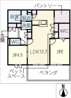 Verde Tierra【1階】の間取り
