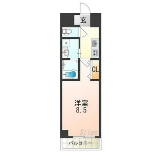 大阪府大阪市旭区大宮1丁目【マンション】の間取り