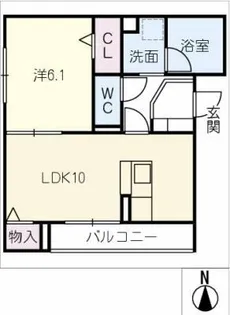 chugo Ciao【3階】の間取り