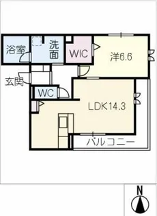 chugo Ciao【3階】の間取り