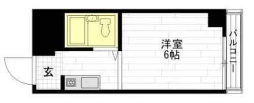 YOUハイム南巽【5階】の間取り