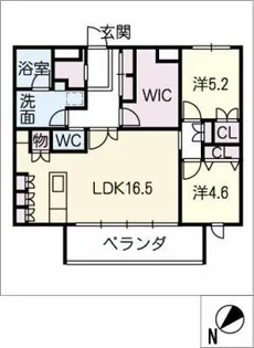 MOTHER【2階】の間取り