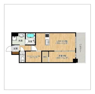 LIFEFIELD小郡駅前【1001号室】の間取り