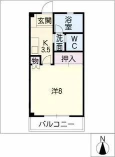 サトウステイツ【1階】の間取り