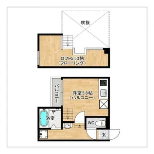 Felicia箱崎【2階】の間取り