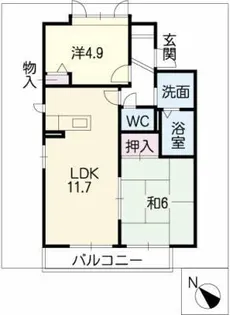 AngelGrace【1階】の間取り