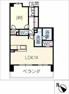 エステムプラザ千種駅前502号【5階】の間取り