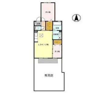 エスペランサ住吉【1階】の間取り