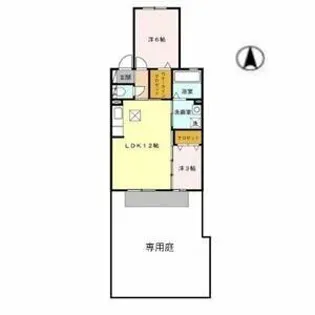 エスペランサ住吉【1階】の間取り