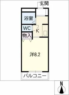 リトル黒川【2階】の間取り