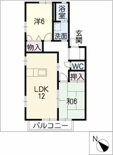 グリーンパーク【2階】の間取り