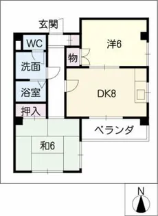 メゾン伝馬【2階】の間取り
