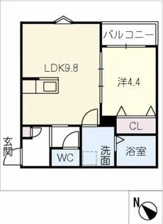 LECOCON半田【1階】の間取り
