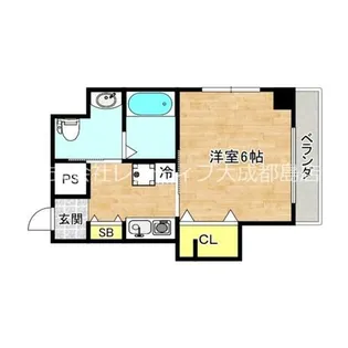 エクセレント都島ノースコート【6階】の間取り