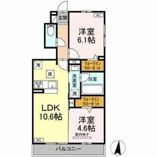 ソルテ【1階】の間取り