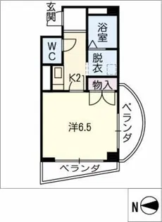 コンフォート【2階】の間取り