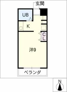 長谷川マンション【2階】の間取り